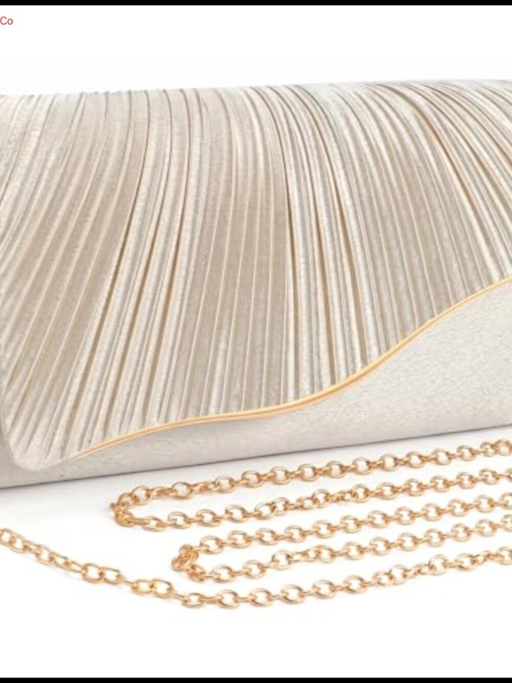 Satin Evening Clutch with Detachable Chain Strap Magnetic Snap Formal Purse